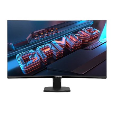 GIGABYTE Monitor GS27FC 27" FHD zakrivljeni gaming - 1920 x 1080 (FHD), 180 Hz, 1 ms, 250 cd/m², FreeSync Premium, HDR Ready, HDMI 2.0, DisplayPort 1.4